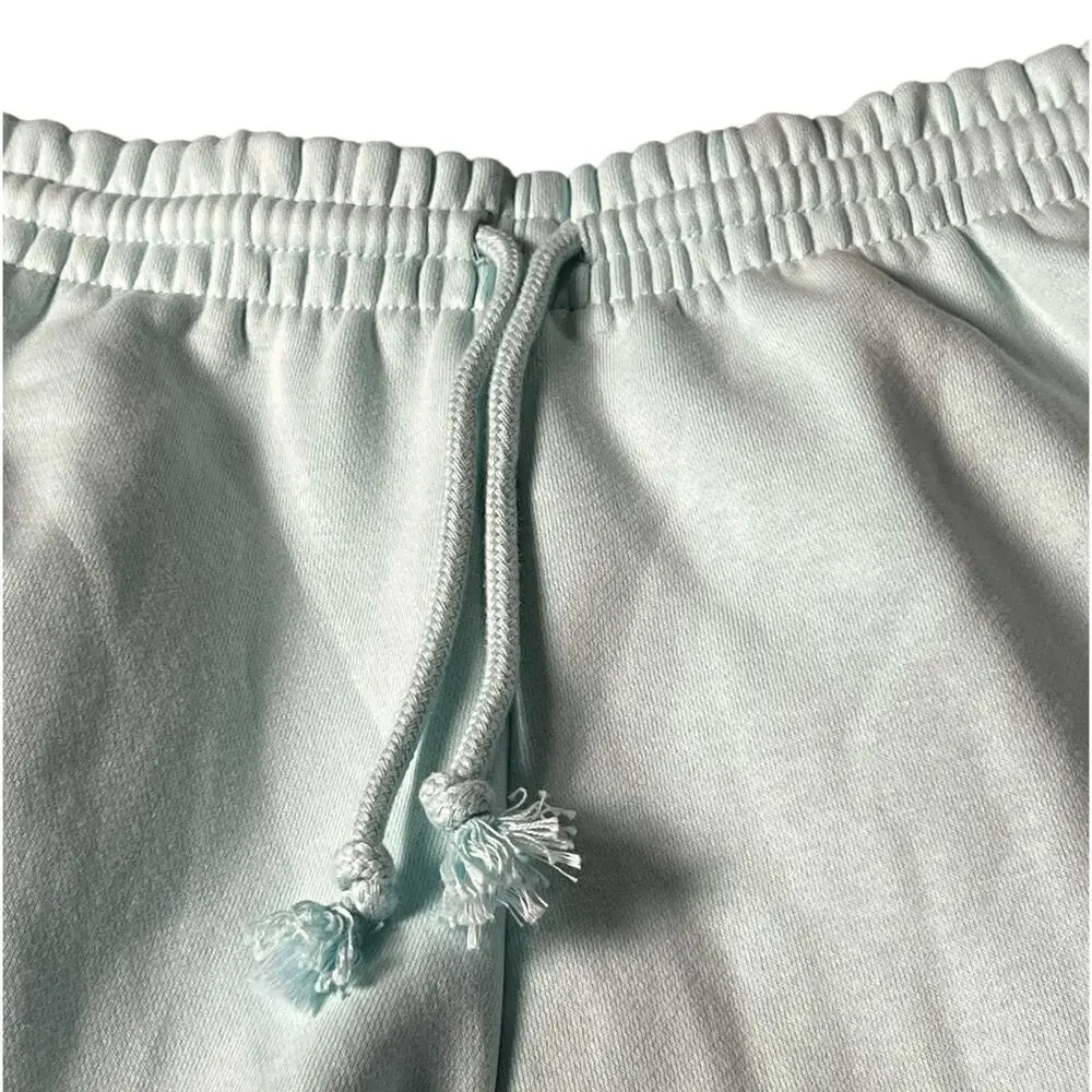 NWT Adidas All Season Large Flash Aqua Joggers Sweatpants Fleece Soft Multisport